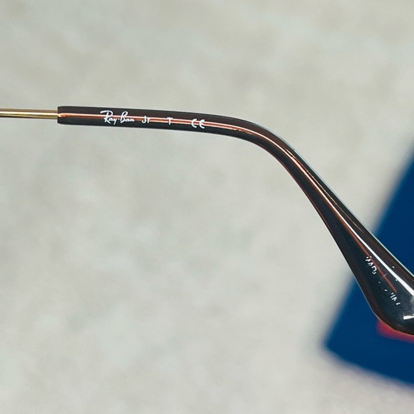 Ray-Ban Toddler Aviator Sunglasses Gold Frame Brown Lenses Baby Kids - Picture 10 of 11